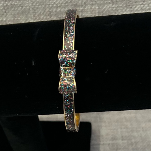 Kate Spade Sparkle Bow Bangle Bracelet - Picture 2 of 9